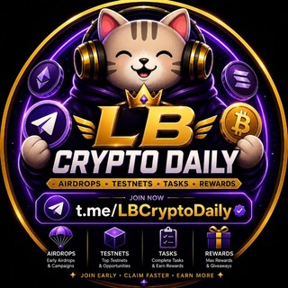Telegram profile photo for LB Airdrop™ | Crypto Daily