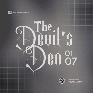 Telegram profile photo for ╭ 地獄 ;the devil's den ╯