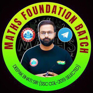Telegram profile photo for DEEPAK BHAT SIR MATHS