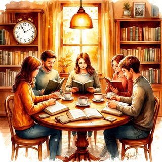 Telegram group profile photo for Под звуки чтения
