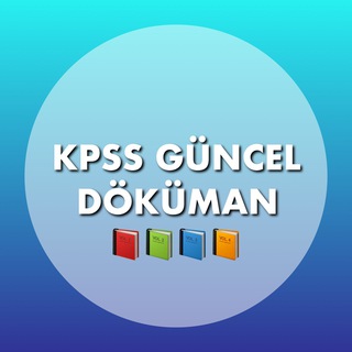 Telegram profile photo for KPSS ALES YDS ÖABT PDF-DOKÜMAN SORU-ÇÖZÜM🖊🗒