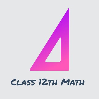 Telegram profile photo for Class 12th math notes