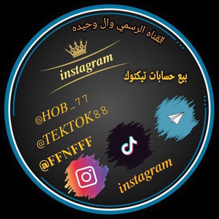 Telegram profile photo for بيع حسابات تيك توك