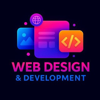 Telegram profile photo for Web design & 😃 development