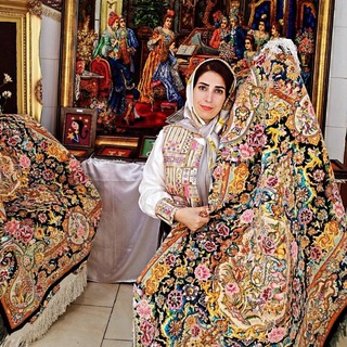 Telegram profile photo for طاهره ایرانی آموزش قالیبافی و گلیم 😍
