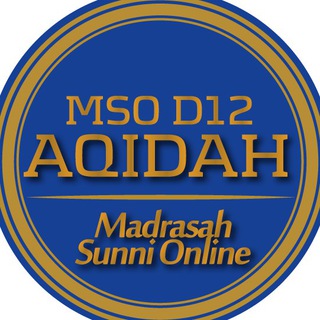 Telegram group profile photo for (MSO D12) AQIDAH