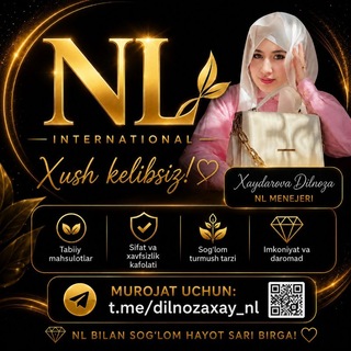 Telegram profile photo for ❤️ NL✨❤️ BREND 🌿🌱 💯 TABIIY MAHSULOTLARI