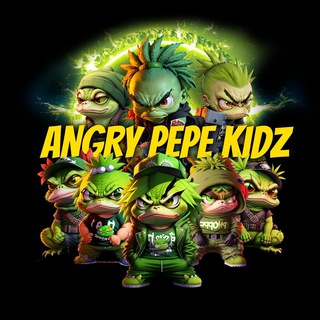 Telegram profile photo for Angry Pepe Kidz Portal