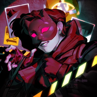 Telegram profile photo for black cat