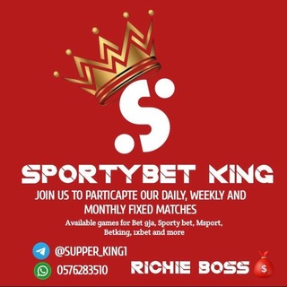 Telegram profile photo for SPORTYBET KING