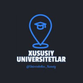 Telegram profile photo for Xususiy Universitetlar | Rasmiy