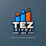Telegram profile photo for “Tez Rivoj” 📈🚀