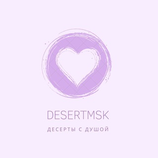 Telegram profile photo for Desertmsk - десерты, обучение для кондитеров