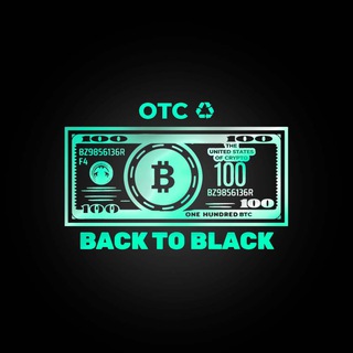Telegram profile photo for Back to Black OTC