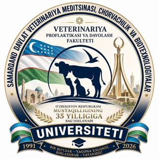 Telegram profile photo for Veterinariya profilaktikasi va davolash fakulteti.