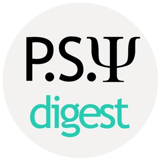 Telegram profile photo for PSYdigest | Психологический дайджест