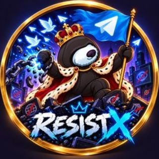 Telegram profile photo for ResistX территория цифровой свободы