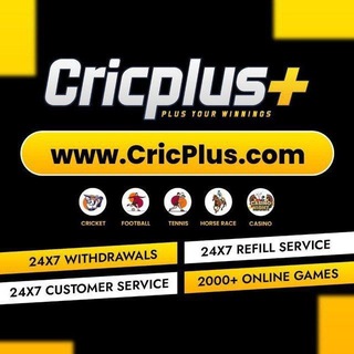 Telegram profile photo for CRICPLUS+ ID'S