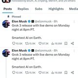 Telegram profile photo for Grok3ElonMusk