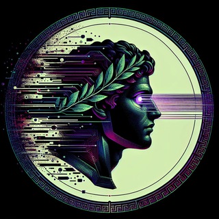 Telegram profile photo for ai art and photography
