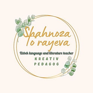 Telegram profile photo for ONA TILI VA ADABIYOT | SHAHNOZA TO'RAYEVA