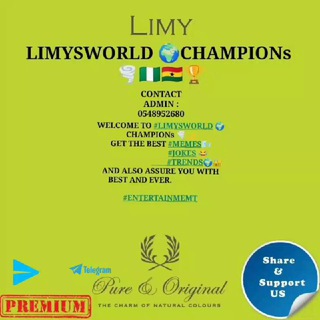 Telegram profile photo for LIMYSW⭕RLD 🌍🕳️ CHAMPI⭕Ns 🇬🇭🇳🇬🌪️