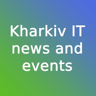 Telegram profile photo for Kharkiv IT news and events