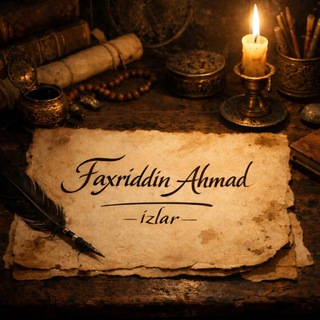 Telegram profile photo for Faxriddin Ahmad | Izlar