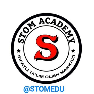Telegram group profile photo for STOM academy || Guruh