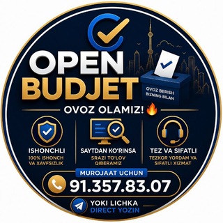 Telegram profile photo for Open budjet / otziv
