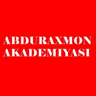 Telegram profile photo for ABDURAXMON akademiyasi