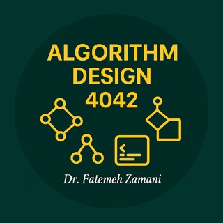 Telegram profile photo for Algorithm Design 4042