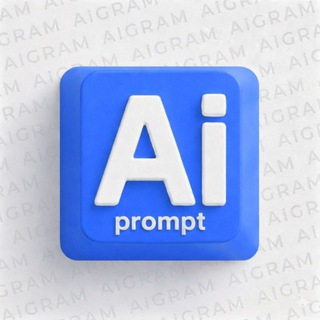 Telegram profile photo for ⌬ AIgram | Prompts | News