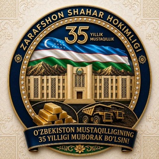 Telegram profile photo for ZARAFSHON SHAHAR HOKIMLIGI MATBUOT XIZMATI