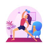 Telegram profile photo for ТРЕНИРОВКИ ДОМА | ЗОЖ |