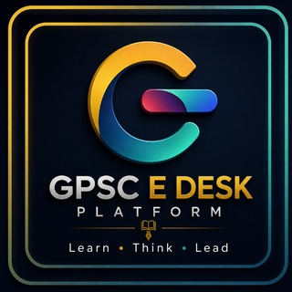 Telegram profile photo for GPSC E DESK - PLATFORM