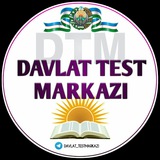 Telegram profile photo for davlat_testmarkazi