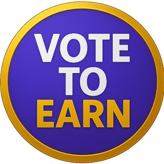 Telegram group profile photo for Vote To Earn group chat🗳️