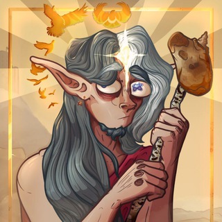 Telegram profile photo for Дали с палкой в руках