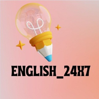 Telegram profile photo for English 24×7