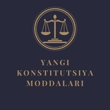 Telegram profile photo for "Yangi Konstitutsiya moddalari-BMBA"