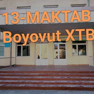 Telegram profile photo for 13-maktab Boyovut-1