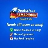 Telegram profile photo for Deutsch Mit Samariddin🇺🇿🤝🇩🇪