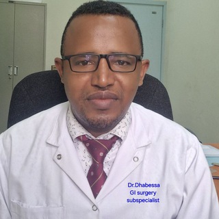Telegram profile photo for Dr.Dhabessa : GI & Hemorrhoid surgery subspecialist @ jimma, call @ 0954571313