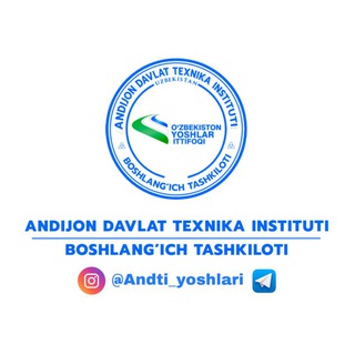Telegram profile photo for AndDTI yoshlari | Rasmiy kanali
