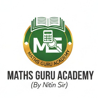 Telegram profile photo for Maths Guru Academy (By Nitin sir ) Alumnus of Mahendra's Institute Same Place, Same Trust, Same Staff and more personal care ✍