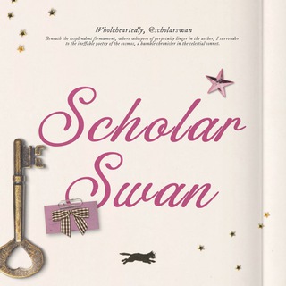 Telegram profile photo for Scholarswan! ♥️