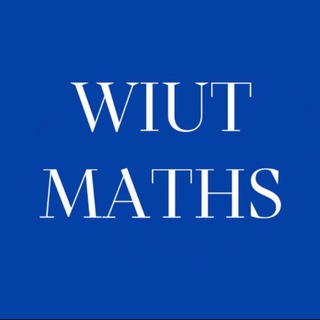 Telegram profile photo for WIUT Maths