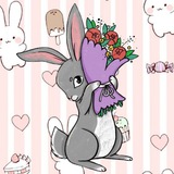 Telegram profile photo for 🌷 ᝬ Tulip Bunny 𖣠 🐰