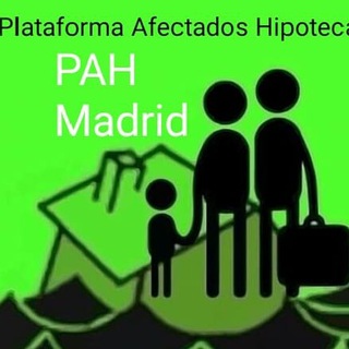 Telegram profile photo for PAH Madrid -LC- (Plataforma de Personas Afectadas por la Hipoteca)